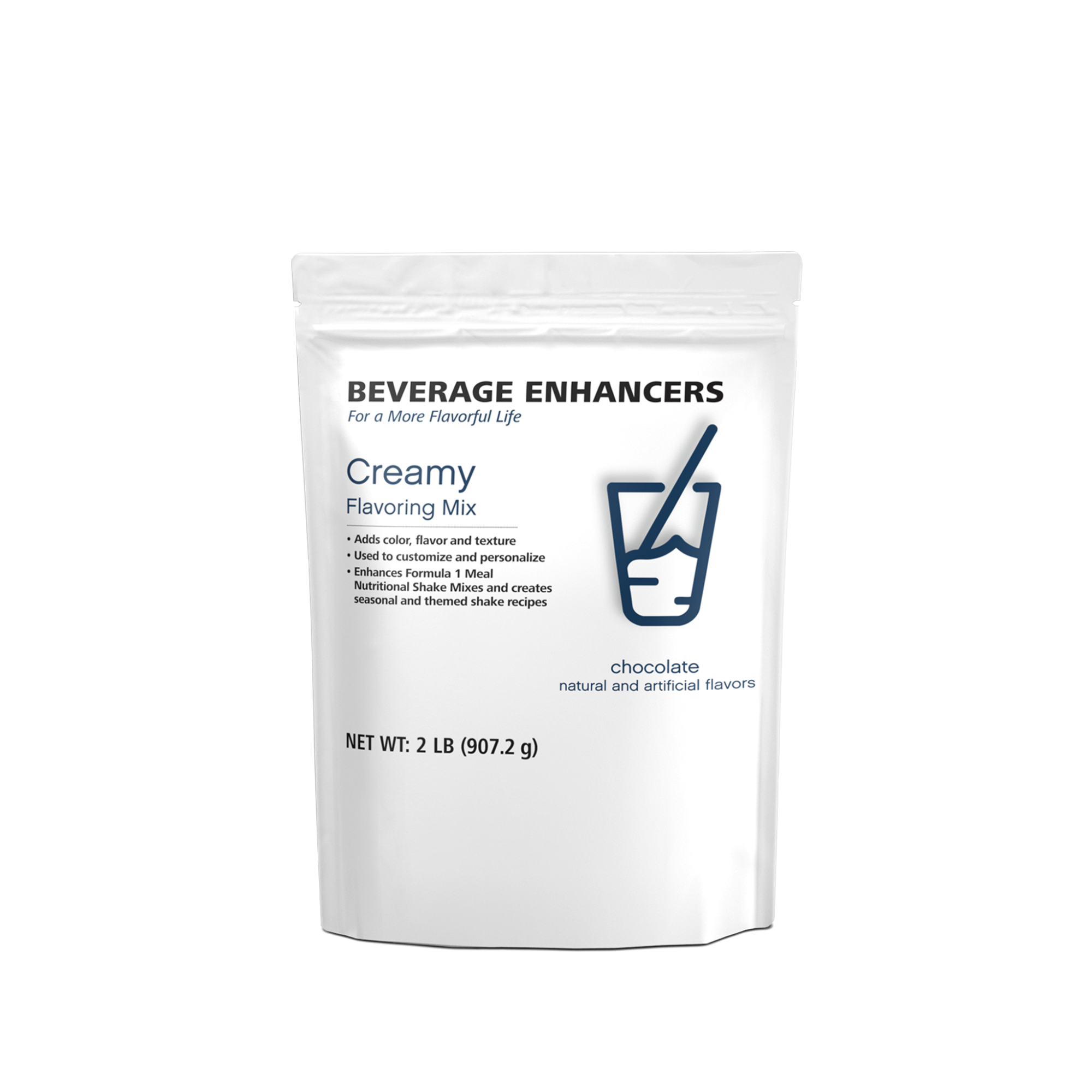 Beverage Enhancers Creamy Flavoring Mix - Chocolate, 2 lb